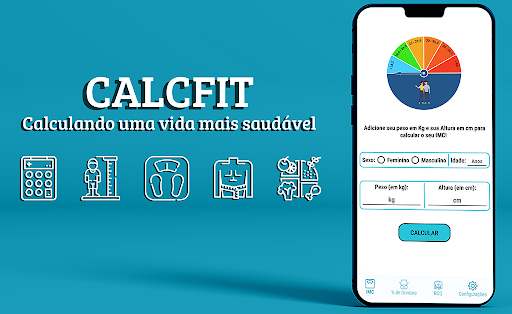 CalcFit - IMC  Gordura e RCQ