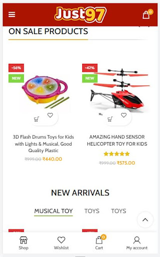 JUST97 - Toys & Gift Screen 2