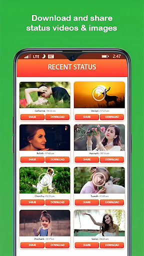 Android application Status Saver - Videos, Images screenshort