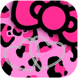 Pink  Leopard Kitty Wallpaper icon