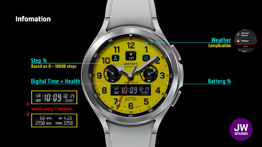 JW054 jwstudio watchface Screen 2