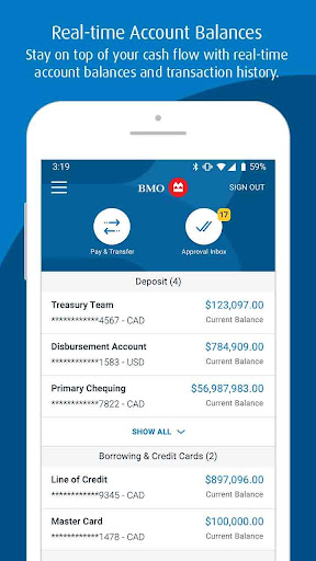 Online Banking for Business Screen 2