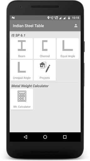 Metal Weight Calculator & IS S Screen 2
