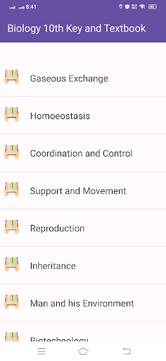 Biology 10th Key and Textbook Screen 3