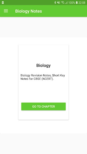 Android application Biology Notes Offline screenshort