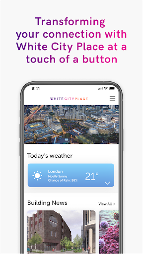 Android application White City Place - Gateway screenshort