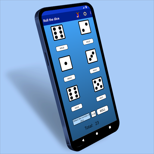 Android application Dice screenshort