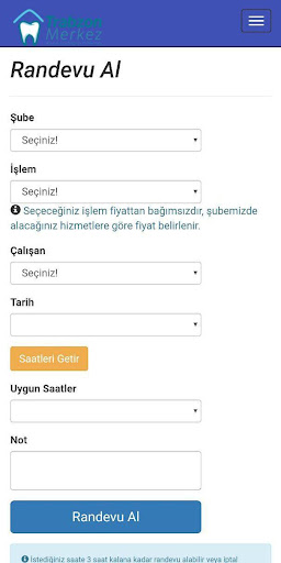 Trabzon Merkez Diş Randevu Screen 3