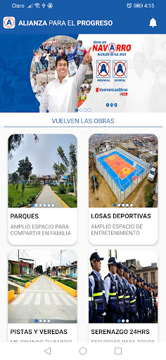 Android application Juan Navarro screenshort