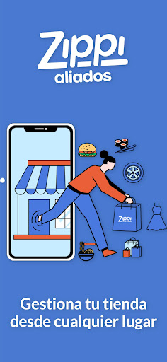Android application Zippi Aliado screenshort