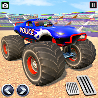 Police Monster Truck Games