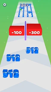 Number Run 3D: Merge Alphabet