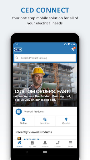Android application CED Connect screenshort