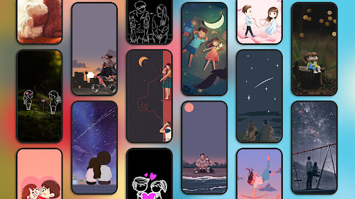 Android application Romantic Wallpaper screenshort
