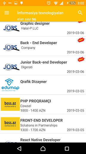 Son Vakansiyalar - İş elanları