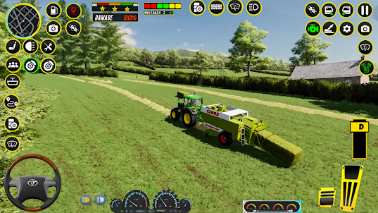 Tractor Driving Farm Game