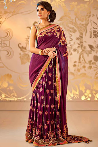 Indian Saree Photo Designs