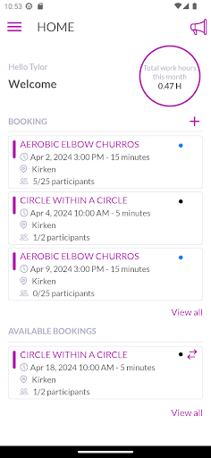 Exerp Staff Screen 2