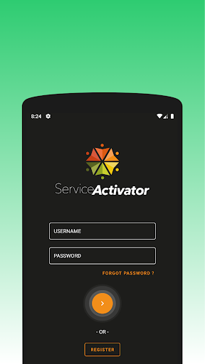 Android application ServiceActivator screenshort