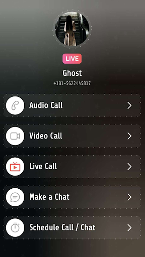 Scary Fake Call - Video, Chat Screen 3