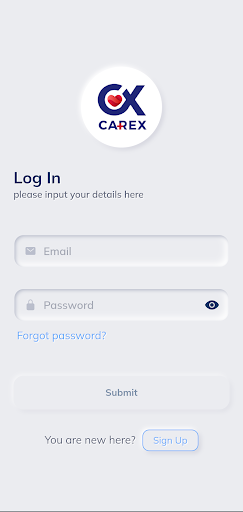 Android application Carex Staffing screenshort