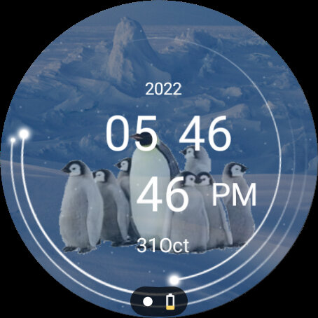 Android application North Pole animated 12 hours screenshort