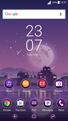ナイト 無料のxperia テーマ By The Gosa Google Play Japan Searchman App Data Information