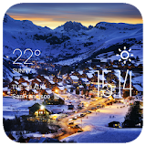 Alps Evening weather widget icon
