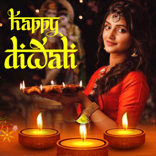 Happy Diwali Photo Frames: Diw logo