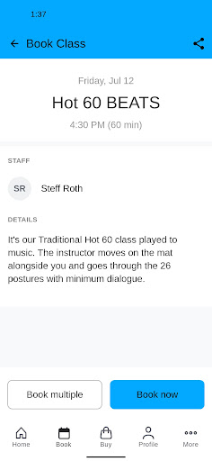 Hot Yoga 4 You RVC Screen 3