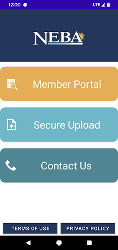 Android application NEBA Connect screenshort