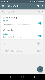 AlarmDroid (alarm clock) Ekran görüntüsü