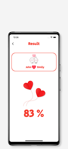 Love Calculator Screen 2
