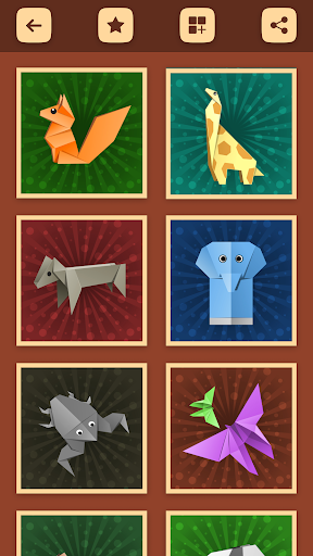 Origami Animal Schemes Screen 2