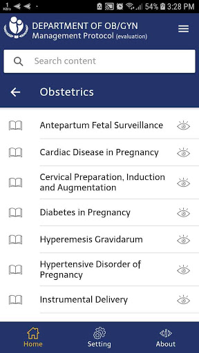 SPHMMC OBGYN Management Protoc Screen 2