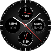 Wear Chronograph Watch Face