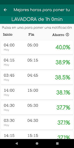 MiLuz ¿Pongo la lavadora? Screen 3