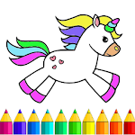 Cover Image of ดาวน์โหลด Coloring Horse Pony Beautiful 1.0.7 APK