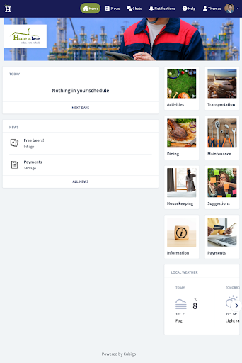 Android application Home is here screenshort