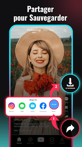 Aperçu de l'application