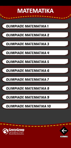 BANK SOAL OLIMPIADE SD Screen 2