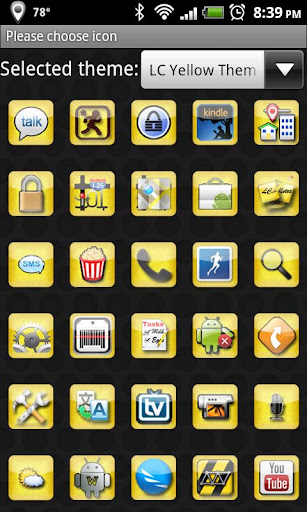 LC Yellow Theme Screen 3