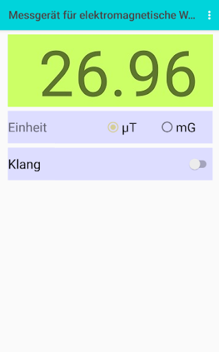 Messgerät für elektromagnetisc Screen 2