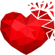 Love Polysphere Heart Poly Art 3D Puzzle