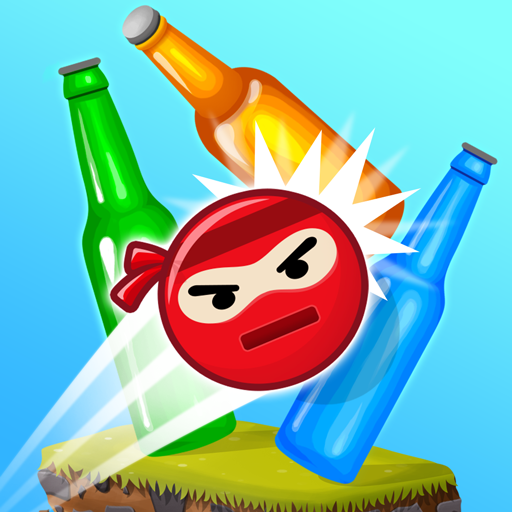 Knock Down Game - Bottle Hit logo