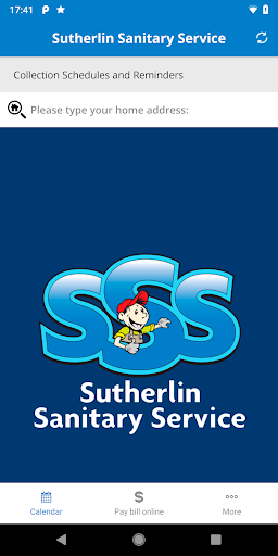 Android application Sutherlin Sanitary Service screenshort