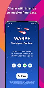 1.1.1.1 + WARP Safer Internet MOD APK 6.17 free on android 6.17 4