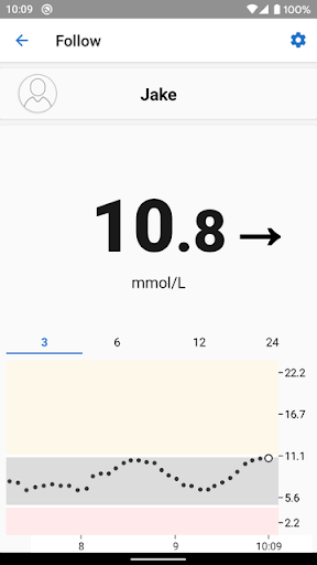 Dexcom Follow mmol/L DXCM10 Screen 3