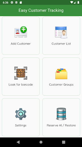 Android application Easy Customer Program (Online) screenshort