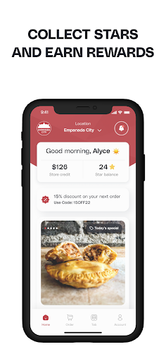 Android application Empanada City screenshort